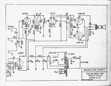 National 510 14TH schematic circuit diagram